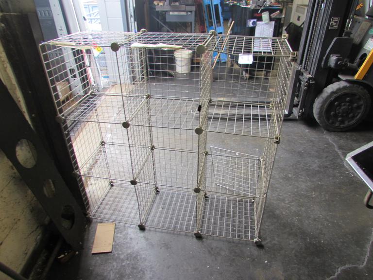 Wire Cube Shelving Unit