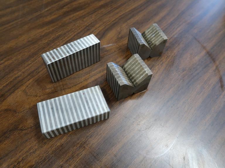 Magnetic Transfer Blocks: (2) 1" x 2" x 4" and (2) V-Blocks