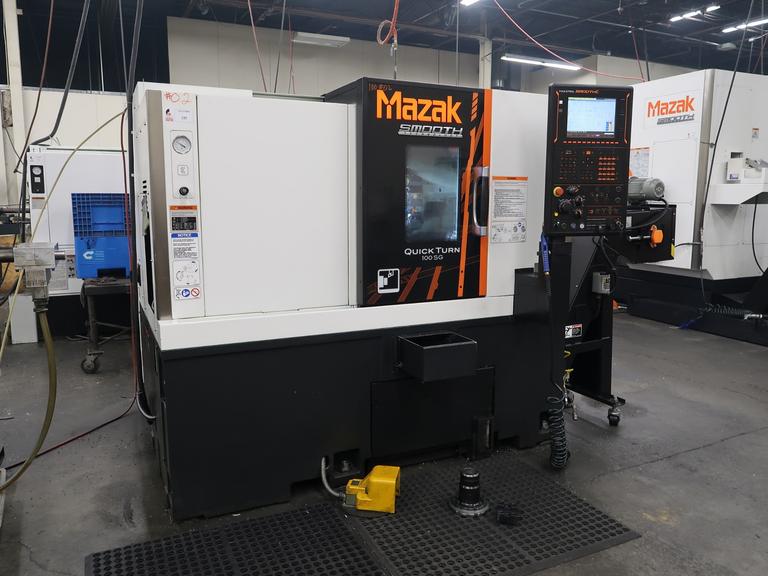 Mazak Quick Turn 100SG Turning Center with Chip Conveyor, Parts Catcher and More- NEW IN 2020