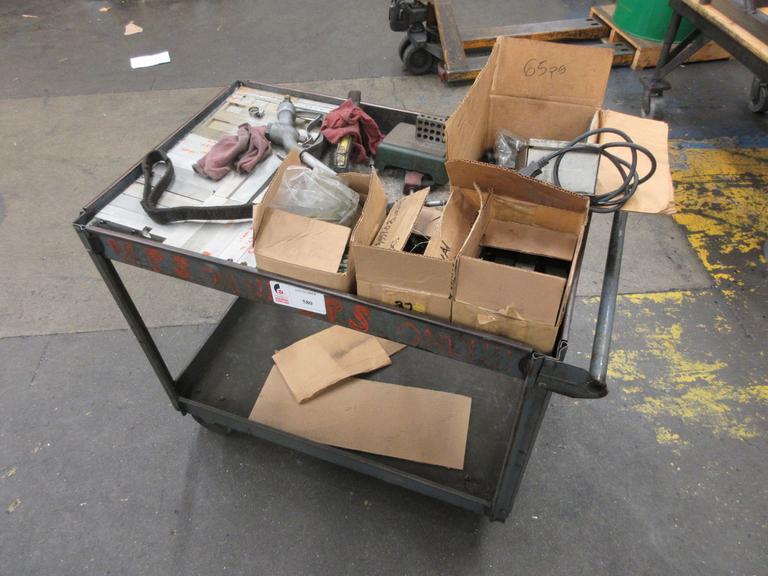 Vise Jaws, Clamping Hardware and More with Metal Cart