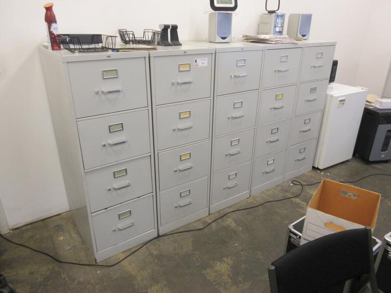 (11) Hon 4-Drawer File Cabinets