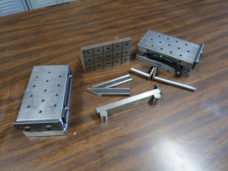 (2) 6" x 3-1/4" Sine Plates, Sine Bar, Angle Plate