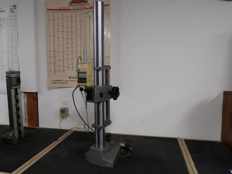 Indicator Stand with 2" Diameter Column and Sony Digital Indicator.  30" Overall Height