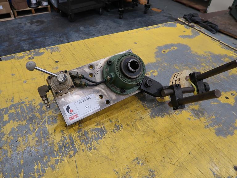 Eagle Rook Pneumatic 5C Collet Closer with Valve and Mounting Plate