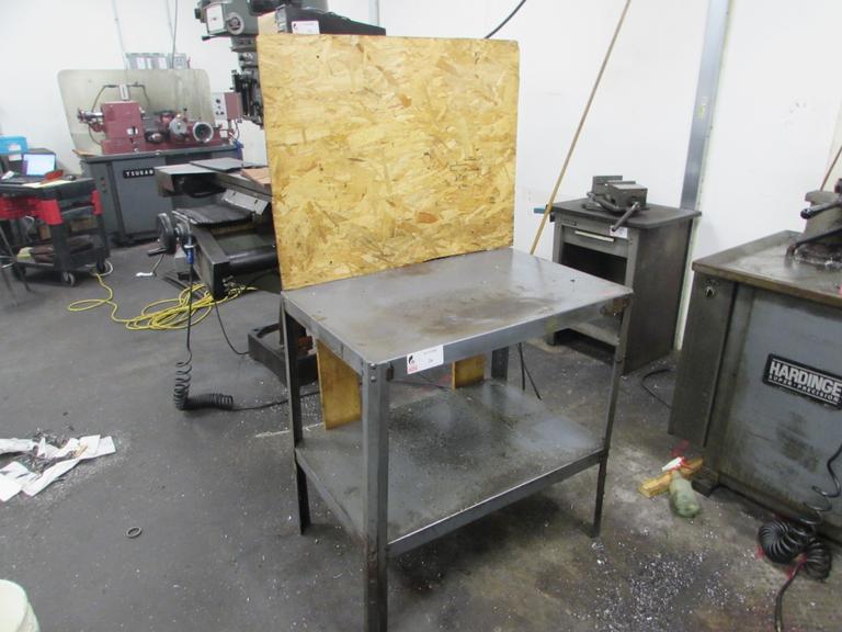 Steel Work Bench with Lower Shelf