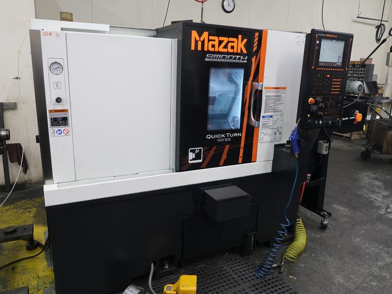 Mazak Quick Turn 100SG Turning Center with Parts Catcher, Chip Conveyor and More - NEW IN 2019