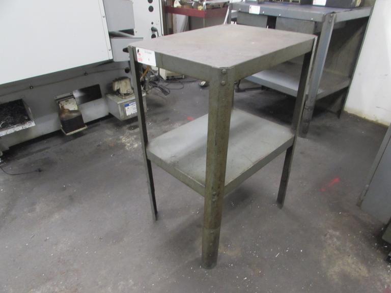 Steel Table with Lower Shelf