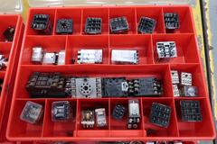 Bearings, Furses, Relays, Springs and More in Organizers