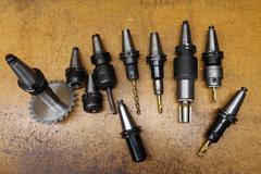 End Mill Style Cat 40 Tool Holders, (10)