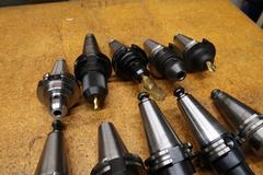 End Mill Style Cat 40 Tool Holders, (10)