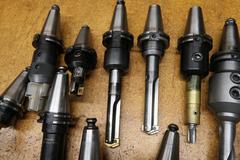 End Mill Style Cat 40 Tool Holders, (10)