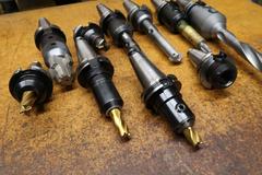 End Mill Style Cat 40 Tool Holders, (10)