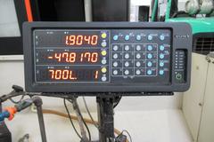 LeBlond Makino 19" x 54" Servo Shift Engine Lathe with Sony  DRO, 3" Hole Thru Spindle, Chucks, Steady Rests