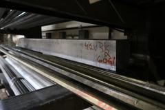 Cantilever Style Stock Rack with Contents of Steel, Aluminum and Brass Stock.  