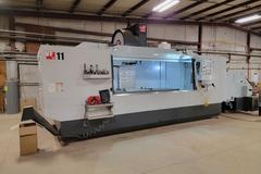 Haas VF-11 CNC Vertical Machining Center with 15,000 RPM Spindle, Probing, High Speed Machining, 4th and 5th Axis Drives, 40 Station SMTC, 8" Z-Axis Riser