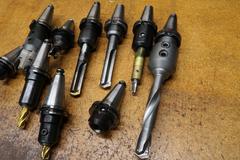 End Mill Style Cat 40 Tool Holders, (10)