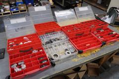 Bearings, Furses, Relays, Springs and More in Organizers