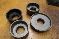 5C Collets, Over, (150) Pieces, Including Round, Hex, Internal, Step Chucks, Emergency, Serrated.