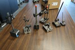 Indicator Stands Including (5) Surface Gages and (2) Magnetic Base