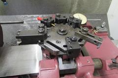 Tsugami T-SPL Chucker Lathe with 5C Clever Closer, Variable Speed, 8 Position Turret with Power Feeds