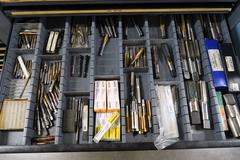 HUGE Lot of Perishable Tooling With Cabinets.  ORGANIZED & LABELED.  MOSTLY NEW