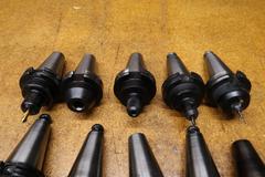 End Mill Style Cat 40 Tool Holders, (10)