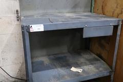 Metal Bench with Back Board