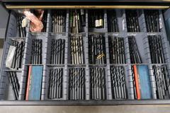 HUGE Lot of Perishable Tooling With Cabinets.  ORGANIZED & LABELED.  MOSTLY NEW