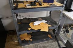 Metal Shelf with (3) Adjustable Shelves