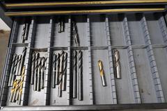HUGE Lot of Perishable Tooling With Cabinets.  ORGANIZED & LABELED.  MOSTLY NEW