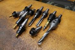 End Mill Style Cat 40 Tool Holders, (10)
