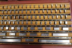 Gage Block Set, Complete, .050" to 4" With Wooden Case