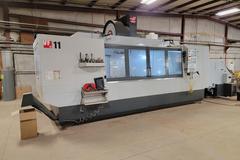 Haas VF-11 CNC Vertical Machining Center with 15,000 RPM Spindle, Probing, High Speed Machining, 4th and 5th Axis Drives, 40 Station SMTC, 8" Z-Axis Riser