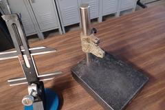 Inspection Tools: Digital and Dial Calipers, 0-1" Disc Micrometer, Depth Micrometer, Granite Base Stand, Refractometer, Gage Block Holders