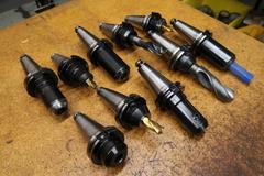 End Mill Style Cat 40 Tool Holders, (10)