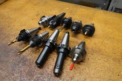 End Mill Style Cat 40 Tool Holders, (10)