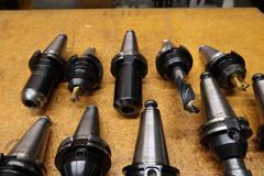 End Mill Style Cat 40 Tool Holders, (10)