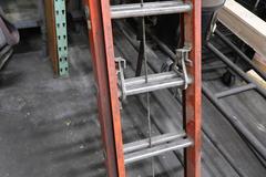 Machines Used | Cuprum 28' Fiberglass Extension Ladder, 300lb Capacity