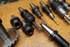 End Mill Style Cat 40 Tool Holders, (10)