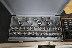 (2) Gage Sets: (1) Gage Ball Set, (1) Round Gage Block set