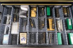 HUGE Lot of Perishable Tooling With Cabinets.  ORGANIZED & LABELED.  MOSTLY NEW