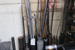 Cantilever Style Stock Rack with Material.  Aluminum and Steel,  Variety of Sizes & Lengths, 