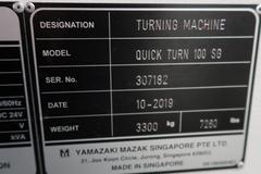 Mazak Quick Turn 100SG Turning Center with Parts Catcher, Chip Conveyor and More - NEW IN 2019