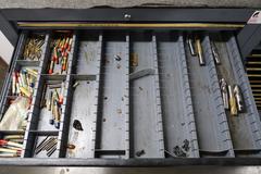 HUGE Lot of Perishable Tooling With Cabinets.  ORGANIZED & LABELED.  MOSTLY NEW