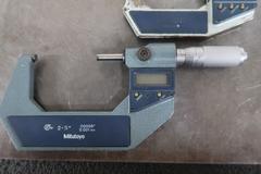 Mitutoyo .00005" Digital Micrometers: 0-1", 1-2" and 2-3"