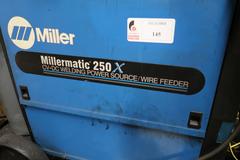 Miller Millermatic 250X MIG Welding Power Source with Torch, Ground Clamp, Regulator Supplies and More