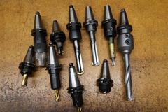 End Mill Style Cat 40 Tool Holders, (10)