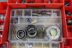 Bearings, Furses, Relays, Springs and More in Organizers