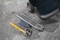 Banding Cart with Tools and 1/2" Poly Banding