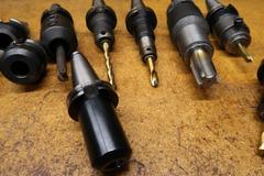 End Mill Style Cat 40 Tool Holders, (10)